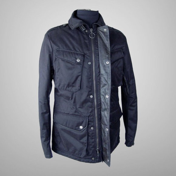 Belstaff Original Oxney Fall Winter Windproof Jacket Made In Italy EU Size L - Picture 2 of 11